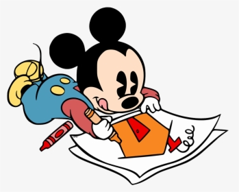 Baby Mickey Mouse Coloring Pages, HD Png Download, Transparent PNG