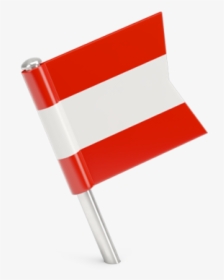 Square Flag Pin - Austria Flag Pin Png, Transparent Png, Transparent PNG