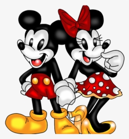 Minnie Mouse Background Wallpaper - Mickey And Minnie Hd, HD Png Download, Transparent PNG