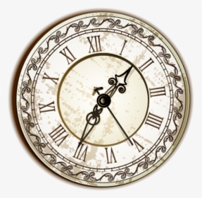 Transparent Vintage Clock Png - Clock Png Vintage, Png Download, Transparent PNG