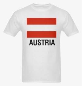 Austrian Flag Text Austria Men S T-shirt In Usa Size - Active Shirt, HD Png Download, Transparent PNG