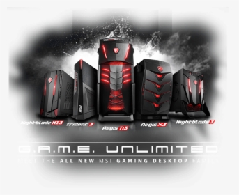 Msi Game Unlimited, HD Png Download, Transparent PNG