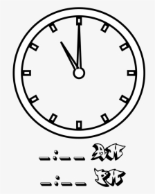 Coloring Page Clock, HD Png Download, Transparent PNG