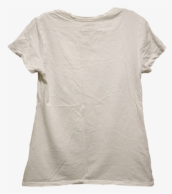 The Back Of A V Neck T Shirt That Is Purly White With - Active Shirt, HD Png Download, Transparent PNG