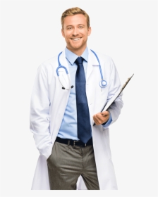Physician Uniform Scrubs White Coat Medicine - Doctor White Background, HD Png Download, Transparent PNG