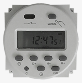 Tc01 12/24 Volt Solar Time Clock - Digital Clock, HD Png Download, Transparent PNG