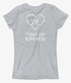 Girl S T-shirt Tides Of Kindness/back White Ink - Active Shirt, HD Png Download, Transparent PNG