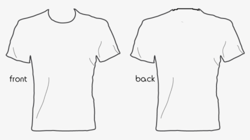 White T Shirt Front Back T Shirt Design Template Png Transparent Png Transparent Png Image Pngitem