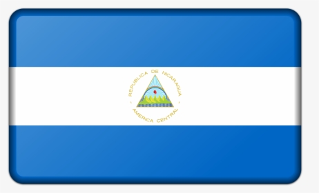 Flag Of Nicaragua Clip Arts - Easiest Flag In The World, HD Png Download, Transparent PNG