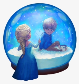 Frozen Images Elsa And Jack Frost Hd Wallpaper And - Jack Frost And Elsa Anime, HD Png Download, Transparent PNG