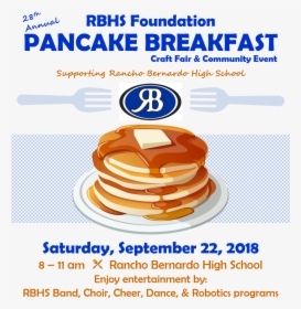 Pancake Breakfast Flyer Image - Rancho Bernardo High School, HD Png Download, Transparent PNG