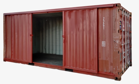 20ft Storage Container With Barn Doors, HD Png Download, Transparent PNG