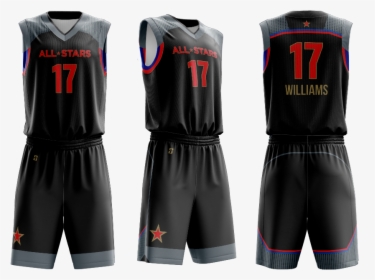 2017 All Star Game Uniform - Basketball Jersey Mockup Download, HD Png Download, Transparent PNG