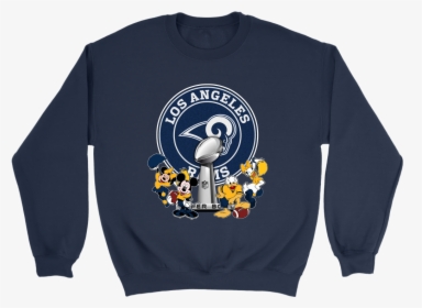 Nfl Los Angeles Rams Super Bowl 2019 Mickey Mouse Minnie - Merry Christmas Sweater Mike Tyson, HD Png Download, Transparent PNG