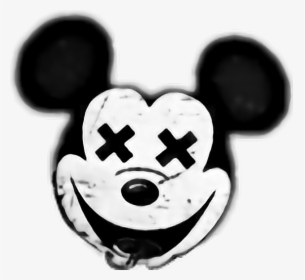#mickey Mouse #tier #maus #creepy #blackandwhite - Mickey Mouse Creepy Png, Transparent Png, Transparent PNG