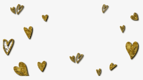 Elegant Gold Hearts - Heart, HD Png Download, Transparent PNG