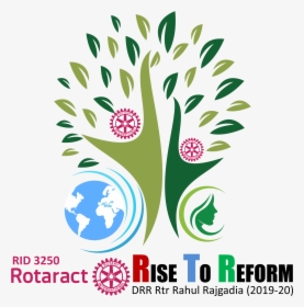 Rotaract Logo 2019 20, HD Png Download, Transparent PNG