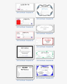 Available Gift Certificate Templates - Ymca Gift Certificate Template, HD Png Download, Transparent PNG