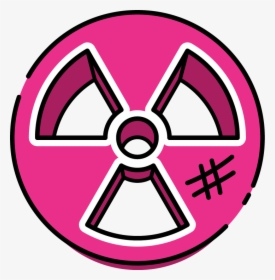Toxic Sign Pink Transparent, HD Png Download, Transparent PNG