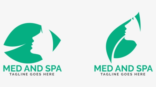 Med And Spa Logo Design - Graphic Design, HD Png Download, Transparent PNG
