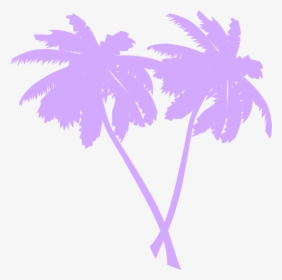 Transparent Palm Tree Vector - Pink Palm Tree Vector, HD Png Download, Transparent PNG