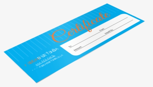 Hilton Clothing Gift Certificate Template Preview - Graphic Design, HD Png Download, Transparent PNG
