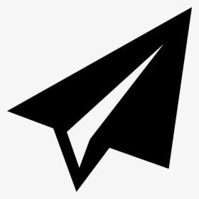 Paper Plane Png Image - Paper Airplane Silhouette Png, Transparent Png, Transparent PNG