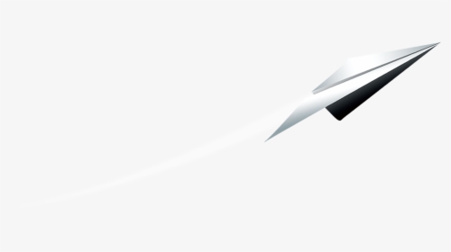 Paper Plane Airplane White - Airplane, HD Png Download, Transparent PNG