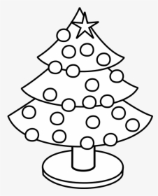 Color This Christmas Tree - Make Christmas Tree In Page, HD Png Download, Transparent PNG