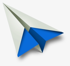 Blue Paper Plane Png Image - Blue Paper Plane Png, Transparent Png, Transparent PNG