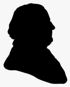 Portrait Silhouette Elderly Man - Silhouette Old Man Face, HD Png Download, Transparent PNG