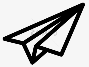 Free Png Paper Airplane Symbol Png Image With Transparent - Paper Airplane Vector Png, Png Download, Transparent PNG