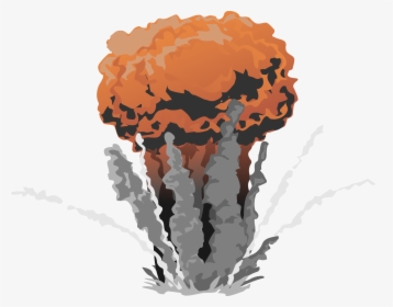 Nuclear Explosion Bomb Nuclear Weapon Clip Art - Exploding Bomb Png, Transparent Png, Transparent PNG