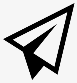 Paper Airplane Symbol - Paper Plane Logo Png, Transparent Png, Transparent PNG