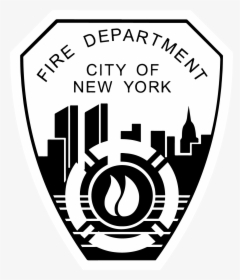 New York Firefighters Logo - Fdny Logo Black And White, HD Png Download, Transparent PNG
