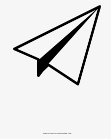 Transparent Paper Airplanes Clipart - Desenho De Aviaozinho De Papel, HD Png Download, Transparent PNG