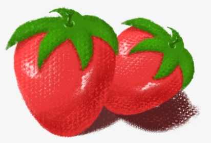Strawberry Hand Drawn Cute Cartoon Png And Psd - Strawberry, Transparent Png, Transparent PNG