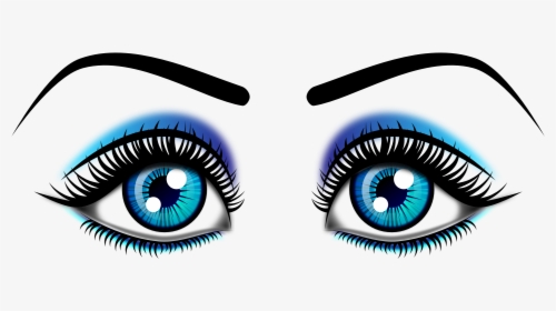 Eye,organ,eyelash - Clip Art Of Eyes, HD Png Download, Transparent PNG