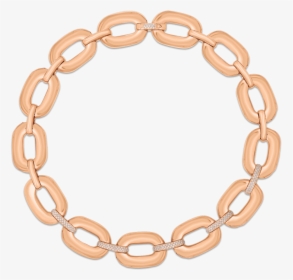 Roberto Coin Link Necklace With Diamonds - Bracelet, HD Png Download, Transparent PNG