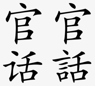 China Clipart Mandarin Language - Chinese Language Png, Transparent Png, Transparent PNG