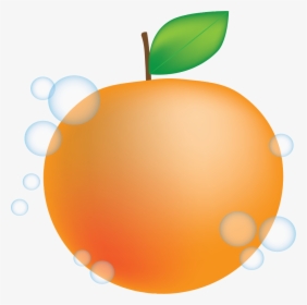 Peach Mandarin Orange Animation Clip Art - Imagen De Una Naranja En Animacion, HD Png Download, Transparent PNG