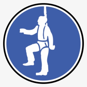 Attach Safety Wire Clip Art - Working At Heights Logo, HD Png Download, Transparent PNG