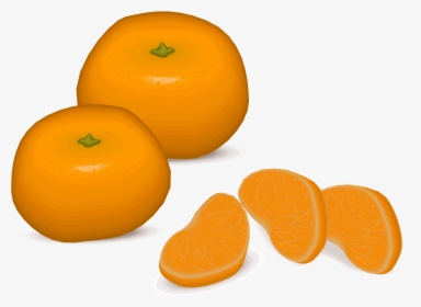 Transparent Orange Clip Art - Clipart Of Mandarin Oranges, HD Png Download, Transparent PNG