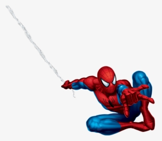 Spider Man Shooter Games - Spider Man Swinging Png, Transparent Png, Transparent PNG