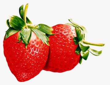 Download This High Resolution Strawberry Png Picture - Two Strawberries Png, Transparent Png, Transparent PNG
