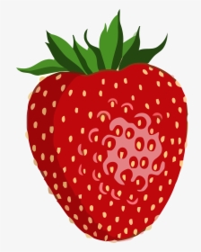 Shiny Strawberry Clip Arts - Clipart Of A Strawberry, HD Png Download, Transparent PNG