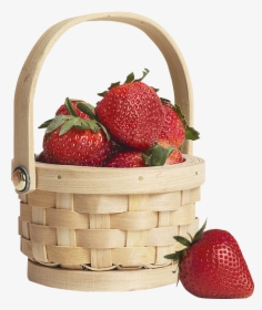 Strawberry In Basket Png Image - Strawberry Basket Png, Transparent Png, Transparent PNG