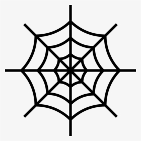 Spiderweb Clipart Spiderman Web - Spider Web Easy To Draw, HD Png Download, Transparent PNG