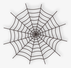Large Haunted Spider Web Png Clipart - Transparent Background Spider Web Clipart, Png Download, Transparent PNG