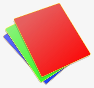 Colored Paper Svg Clip Arts - Coloured Paper Clip Art, HD Png Download, Transparent PNG